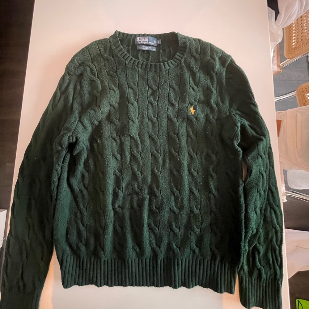 Ralph Lauren Dark Green Knit Sweater